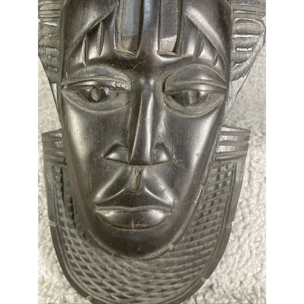 african Tribal wooden Face Mask / Wall Carving